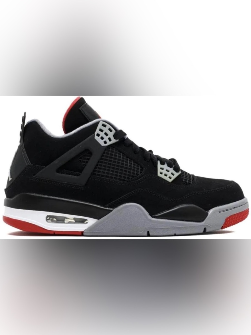 Air Jordan 4 Retro Sneakers- Bred